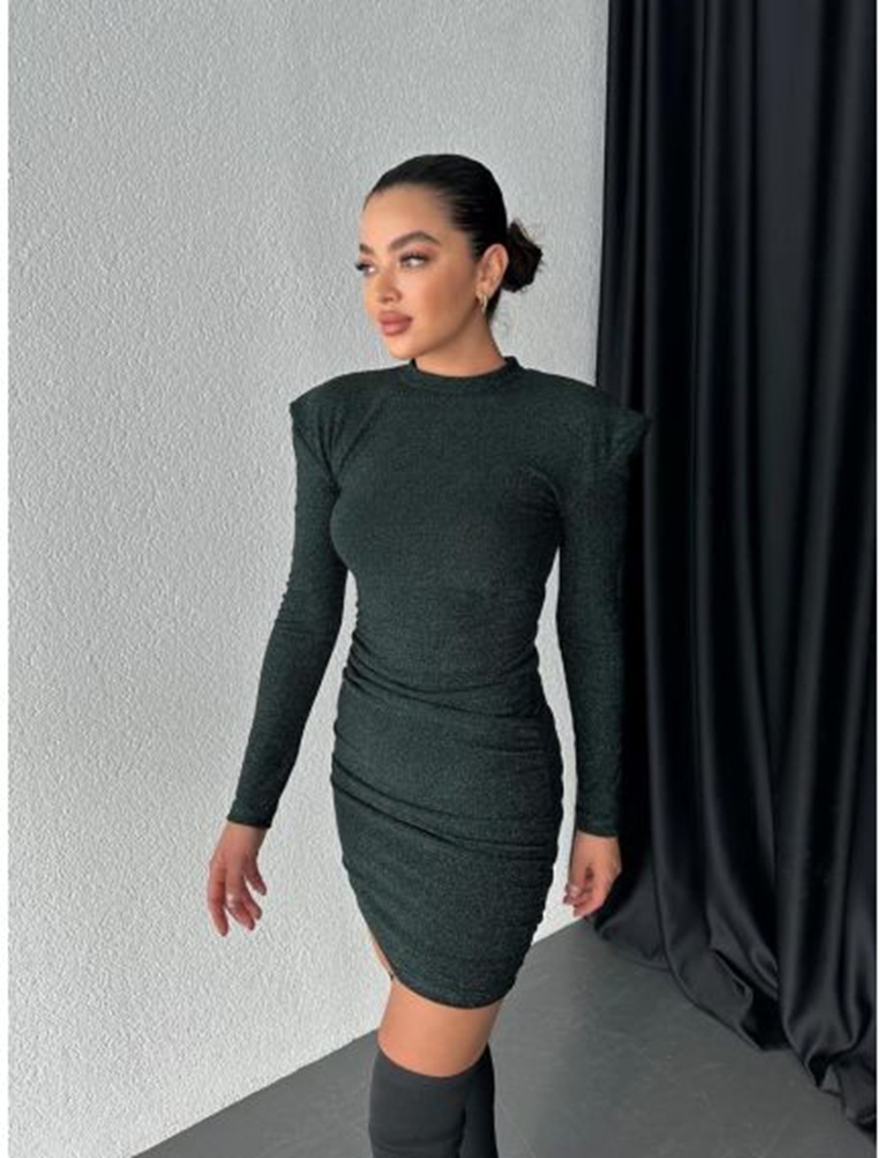 Rochie eleganta dama Leila verde
