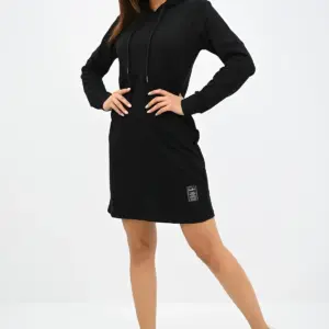 Rochie sport stil hanorac Jenny negru