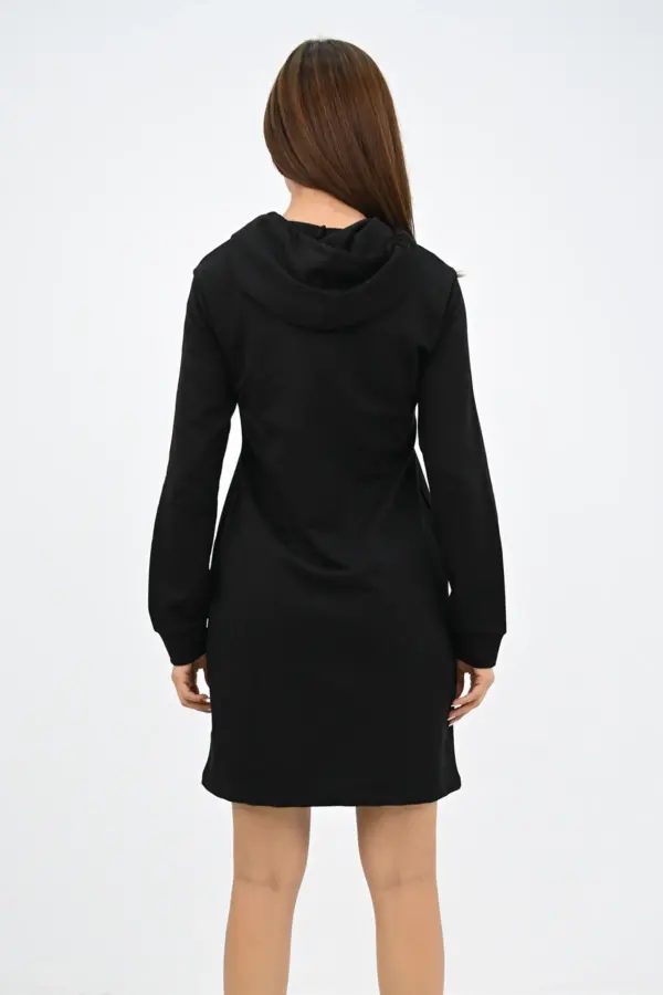 Rochie sport stil hanorac Jenny negru