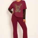 Trening sport dama Bunny magenta