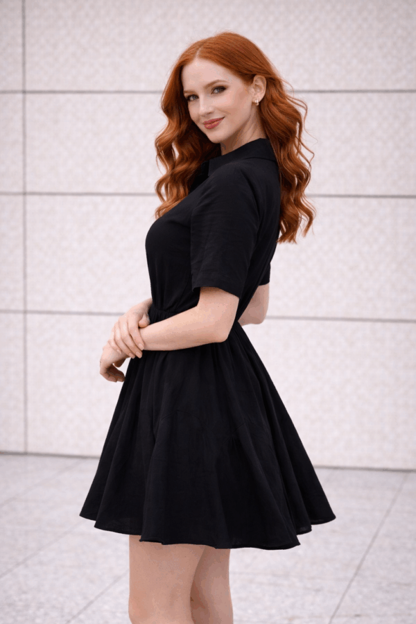 Rochie dama vascoza cu volane Jia