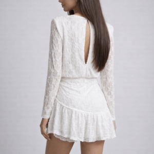 Rochie eleganta cu dantela si pantalonas Ofelia