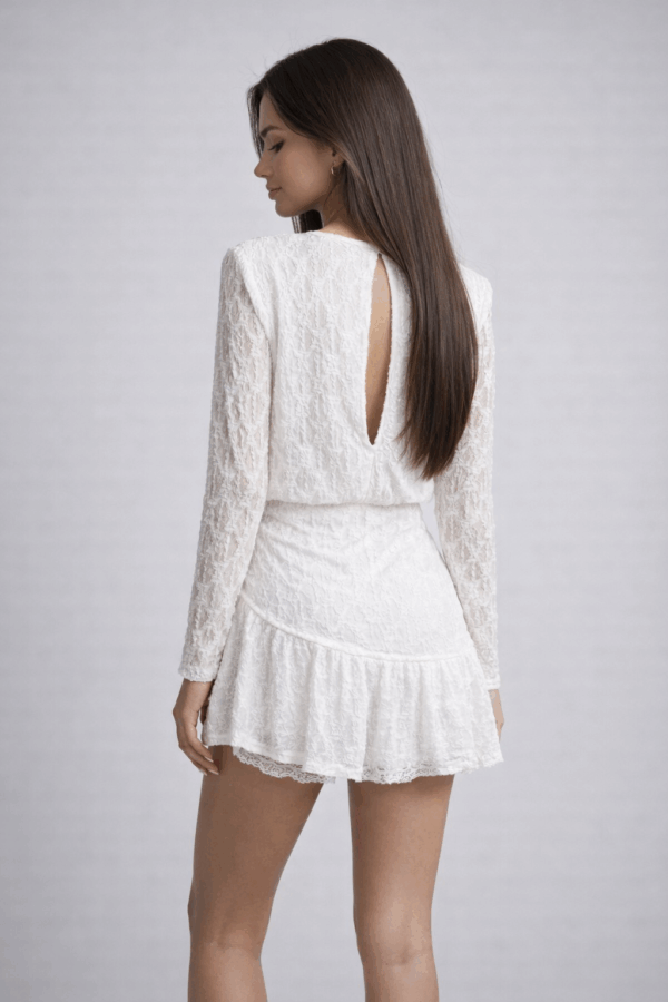 Rochie eleganta cu dantela si pantalonas Ofelia