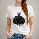 Tricou dama cu aplicatii rochita Umma