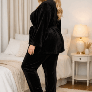 Set pijamale catifea batal Wilma