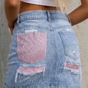 Fusta denim SparklyPocket