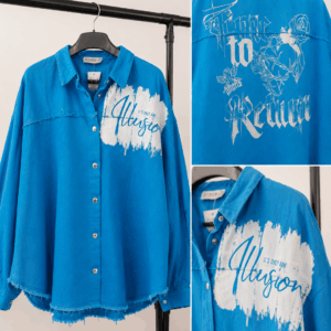 Camasa dama denim moale Just an Illusion