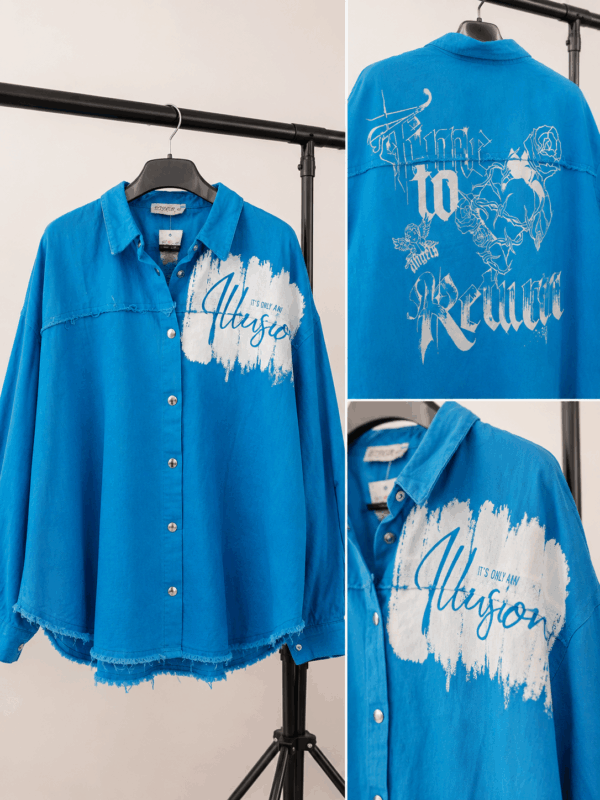 Camasa dama denim moale Just an Illusion