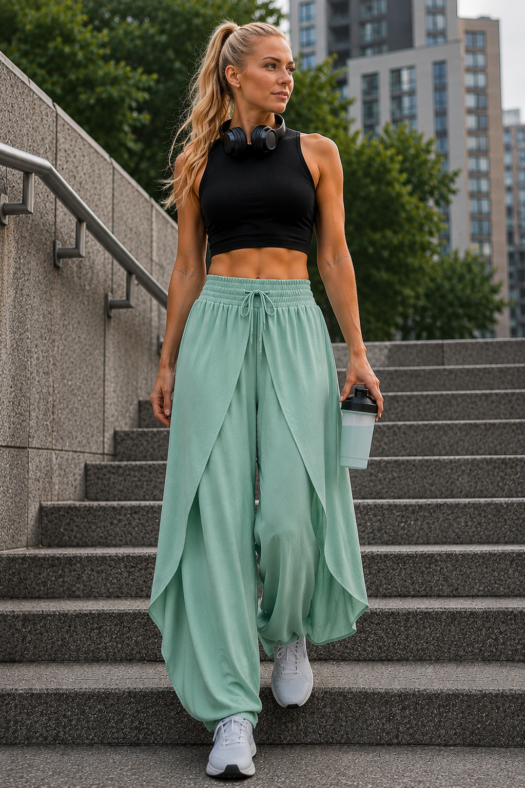 Pantaloni dama largi Alladin Style