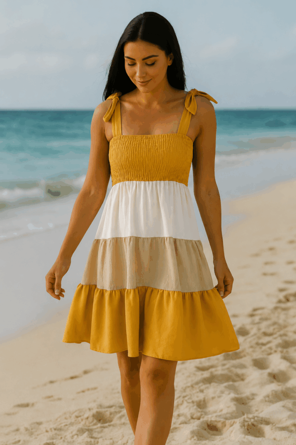 Rochie dama midi DuoColour