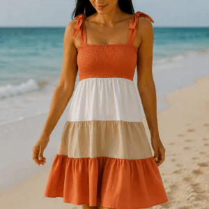 Rochie dama midi DuoColour