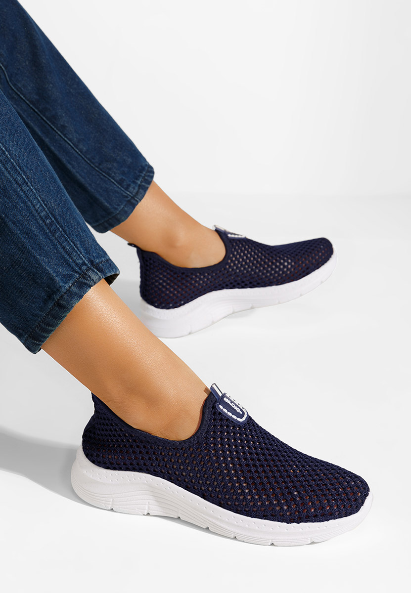 Teniși Slip-On Damă din Material Textil Perforat