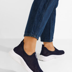 Teniși Slip-On Damă din Material Textil Perforat