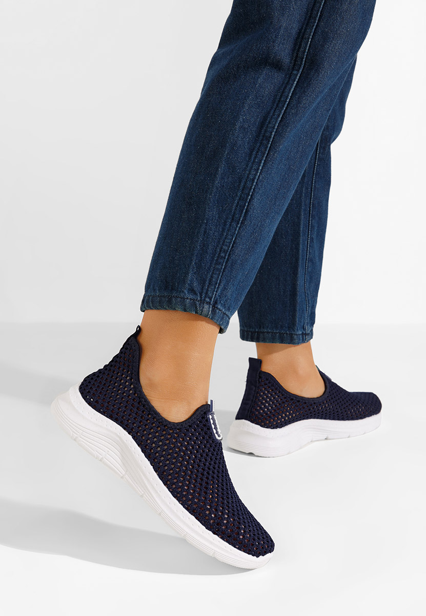 Teniși Slip-On Damă din Material Textil Perforat