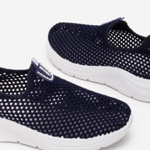 Teniși Slip-On Damă din Material Textil Perforat